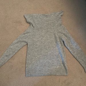 Grey turtleneck sweater XS Sophie Rue